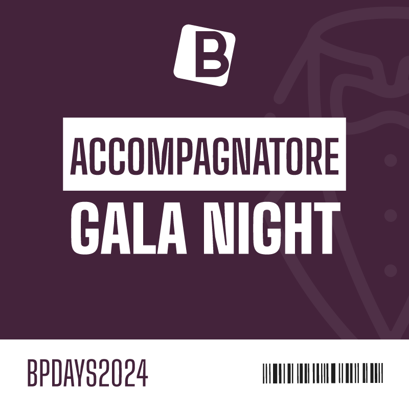 GALA NIGHT per il tuo accompagnatore